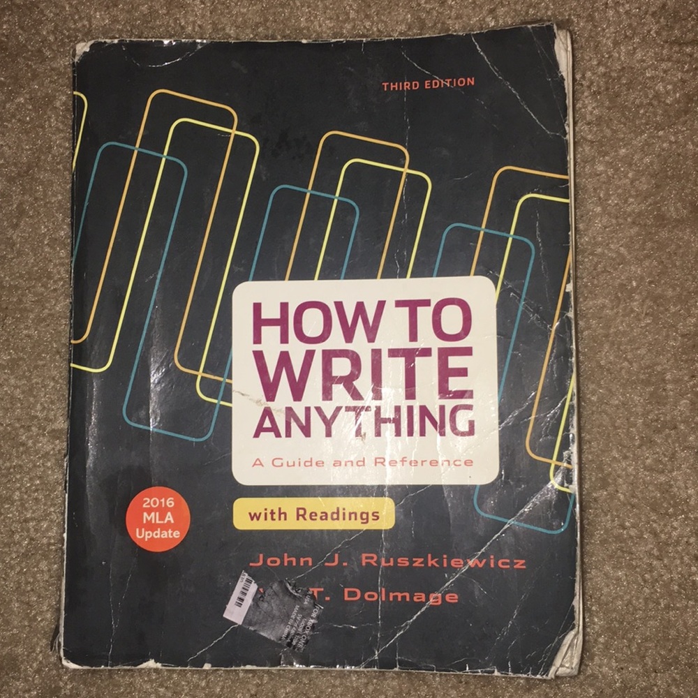 How to write anything a guide and reference